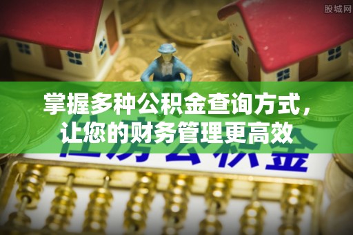 东乌旗掌握多种公积金查询方式，让您的财务管理更高效