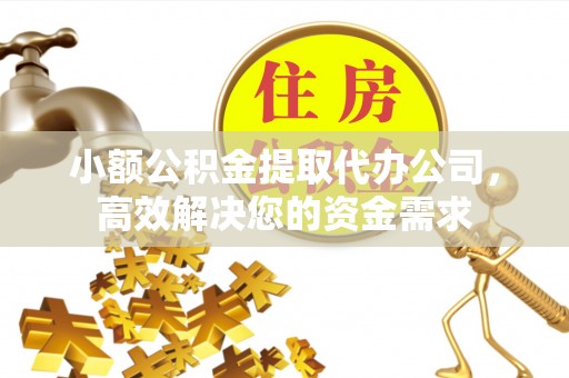 东乌旗小额公积金提取代办公司，高效解决您的资金需求