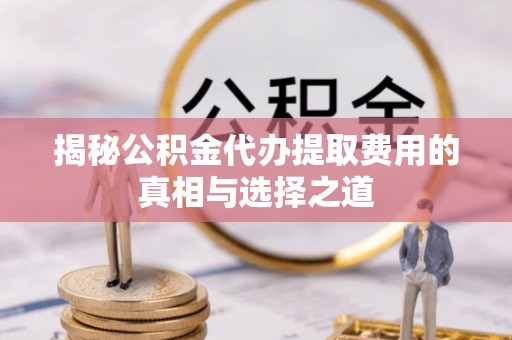 东乌旗揭秘公积金代办提取费用的真相与选择之道
