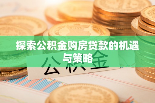 东乌旗探索公积金购房贷款的机遇与策略