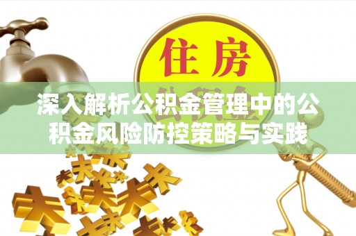 东乌旗深入解析公积金管理中的公积金风险防控策略与实践