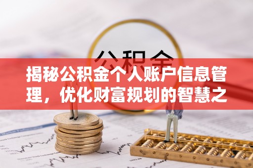 东乌旗揭秘公积金个人账户信息管理，优化财富规划的智慧之选