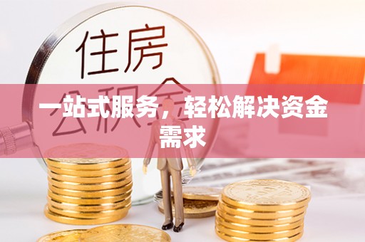 东乌旗一站式服务，轻松解决资金需求